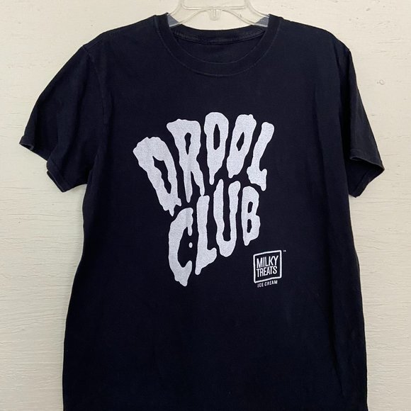 DROOL CLUB Milky Treats Ice Cream TShirt Black TShirt Unique Shirt - Picture 1 of 6